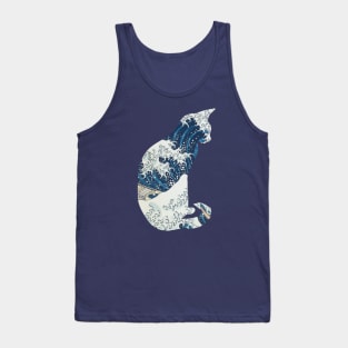 Hokusai Cat Tank Top